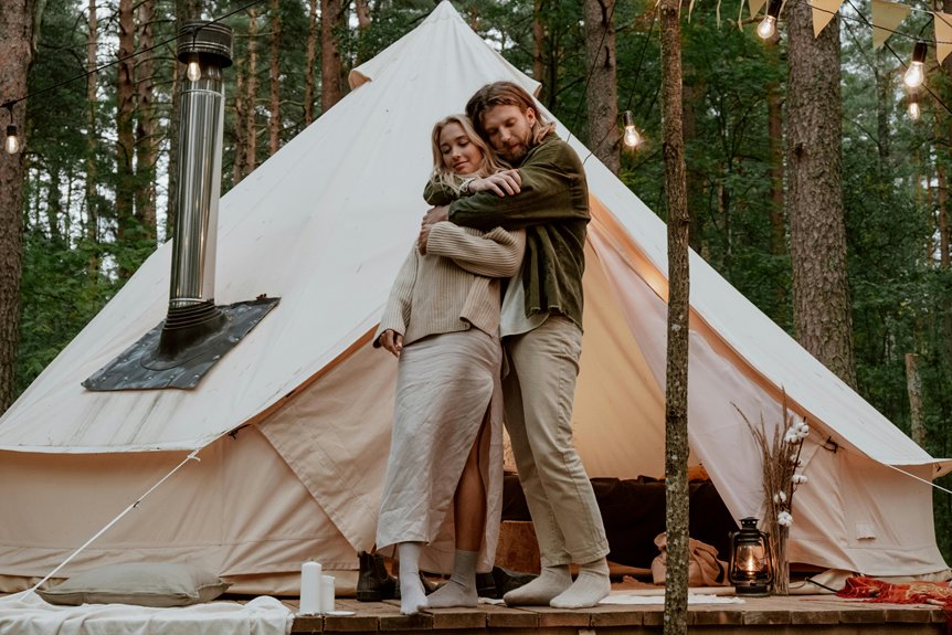 luxurious camping experiences await